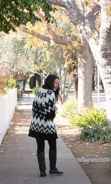 Oversized Aztec  Cardigan