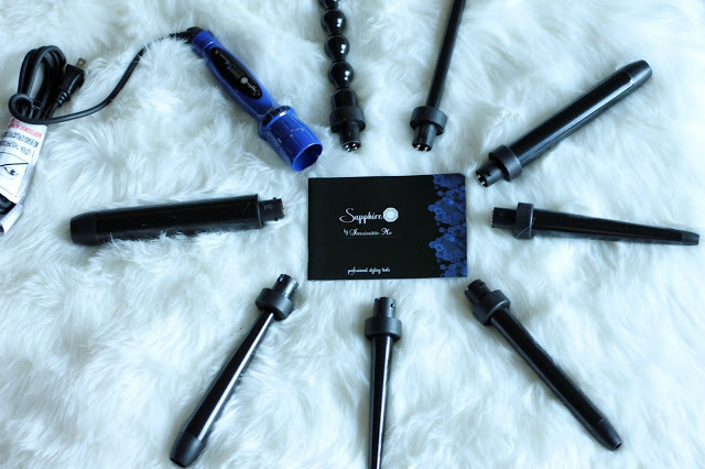 Sapphire 8 in 1 Curling Wand