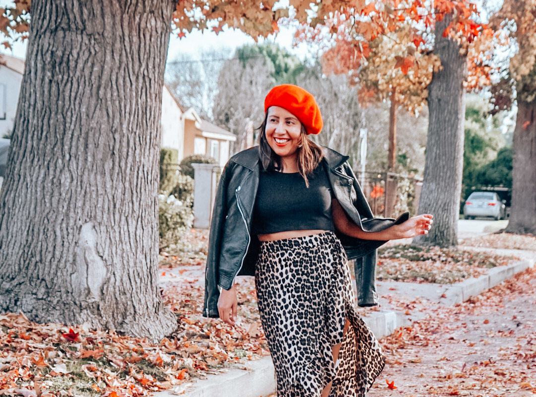 animal print skirt boots