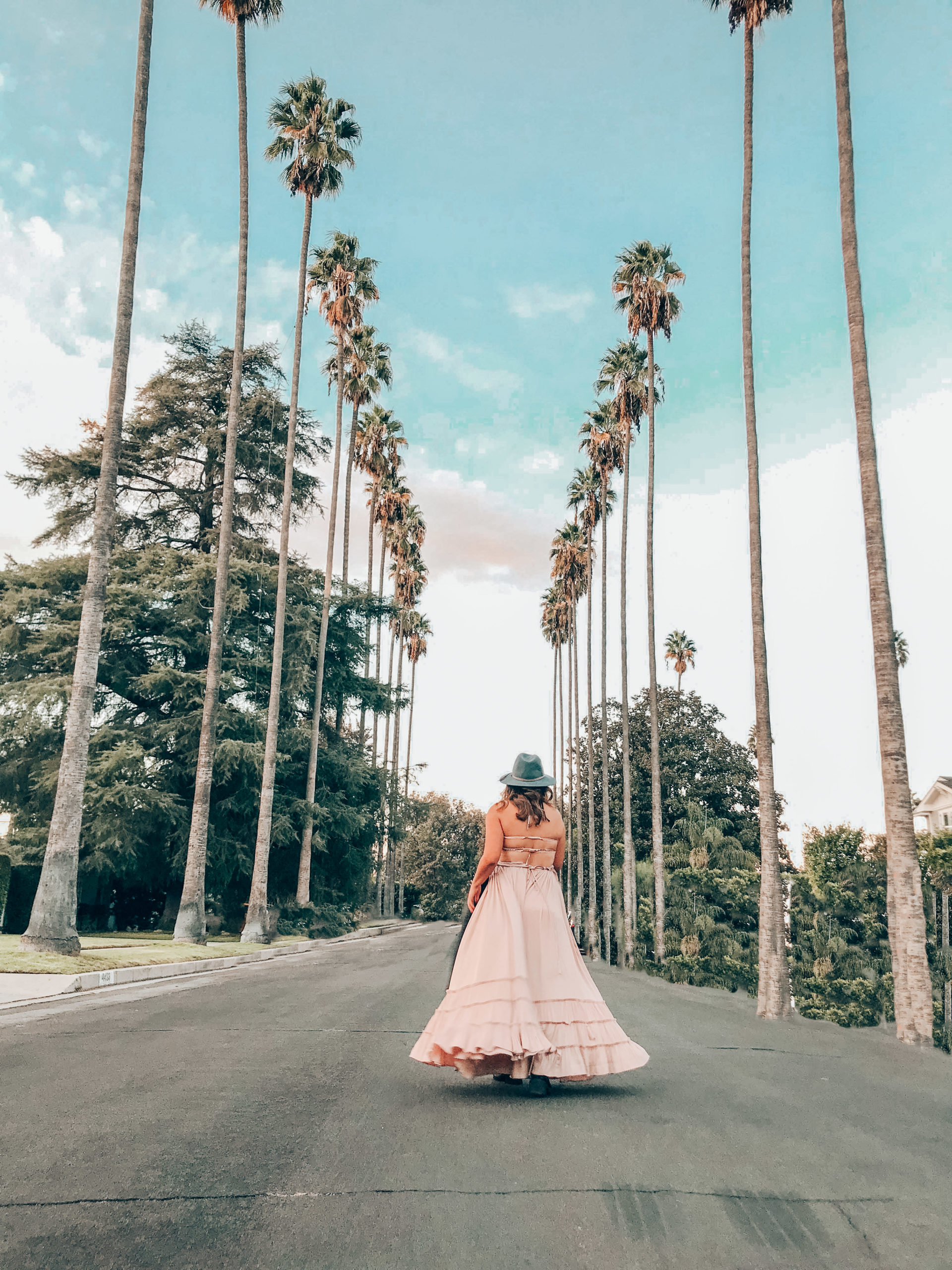 Changing my mindset with the changes in  Autumn wearing a pink boho ruffled maxi dress. 