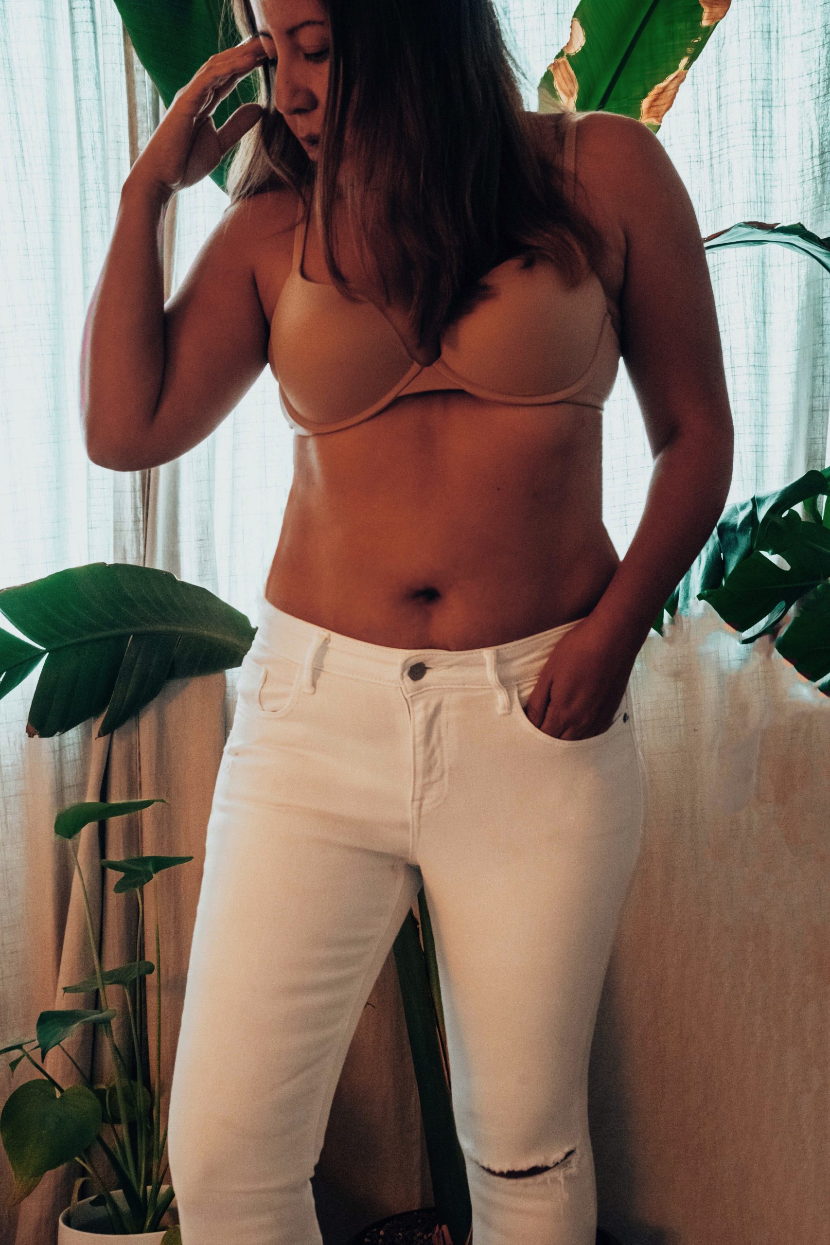 Skims nude push up bra is comfortable.