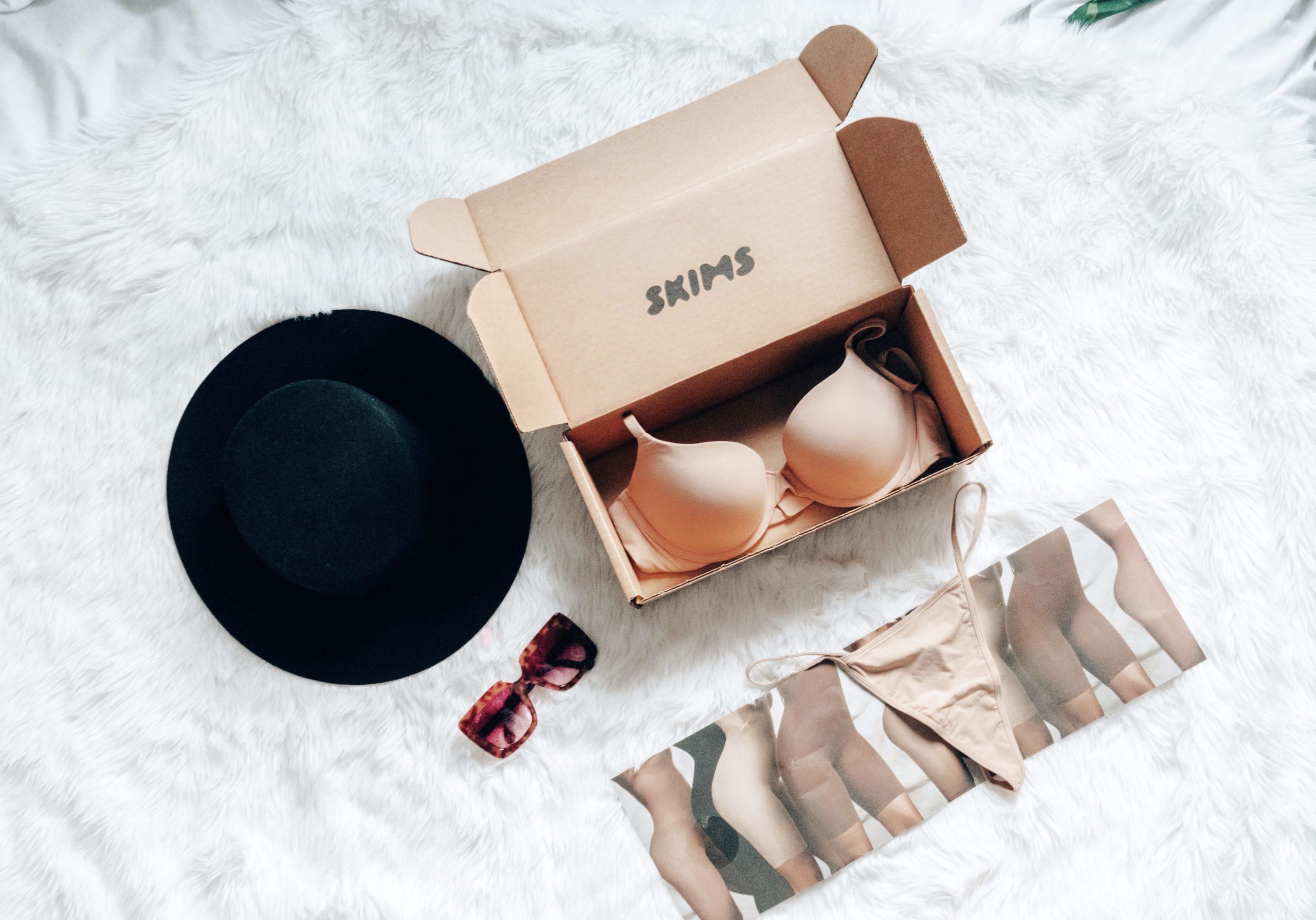 Skims push bra in packaging.