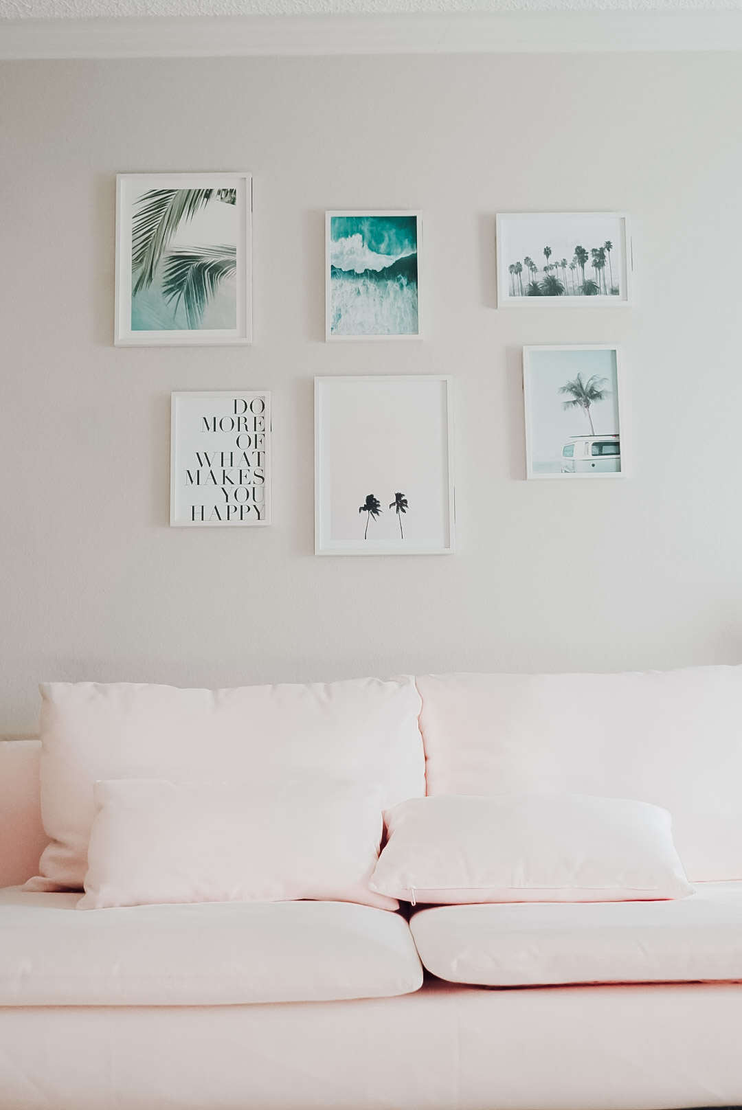 New boho chic gallery wall